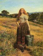 Sir John Everett Millais The Farmers Daughter oil on canvas